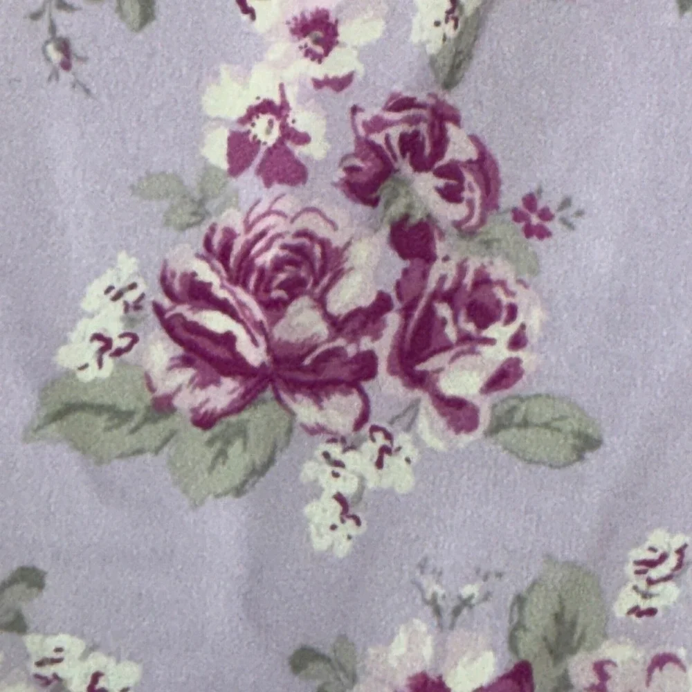 Janie and Jack Girls Purple Chiffon Floral Rose Ruffle Tiered Dress 8 Cottage